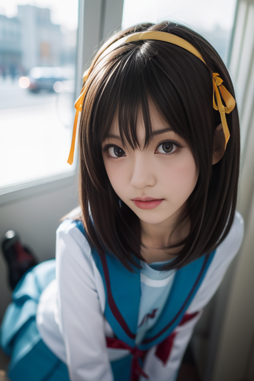 109688-636613749-ltra-detailed,highly detailed,best quality,masterpiece,illustration,realistic,photorealistic,_suzumiya haruhi, cosplay, 1girl, s.png